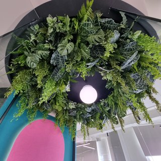 Коворкинг Атмосфера Известия монтаж искусственных растений
