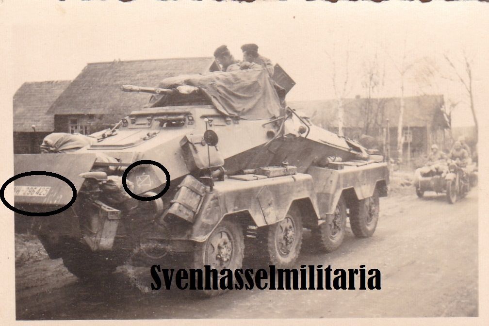 Foto SdKfz 231 Panzerspähwagen 8-Rad - Panzer Os