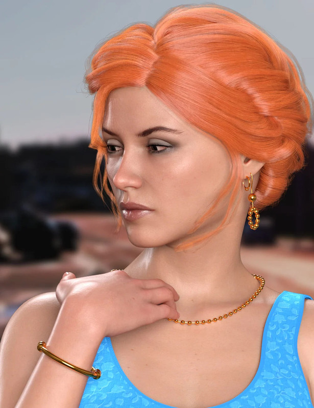 Blue Jewels for Genesis 8 and 8.1 Females