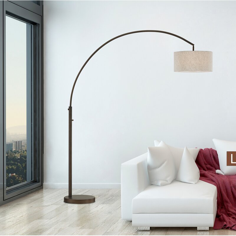 large modern floor lamp
