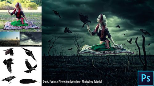 Dark Fantasy Photo Manipulation Effects for Photoshop + Tutorial