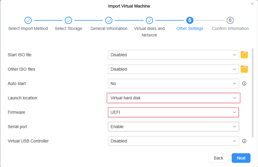 import vm 5