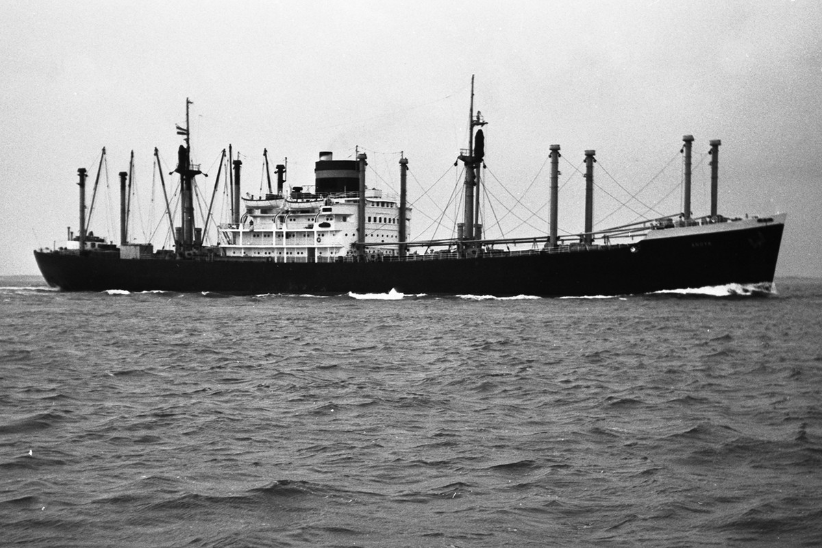 ANDIJK@Westerschelde opvarend Walsoorden 16.08.1969Wksr