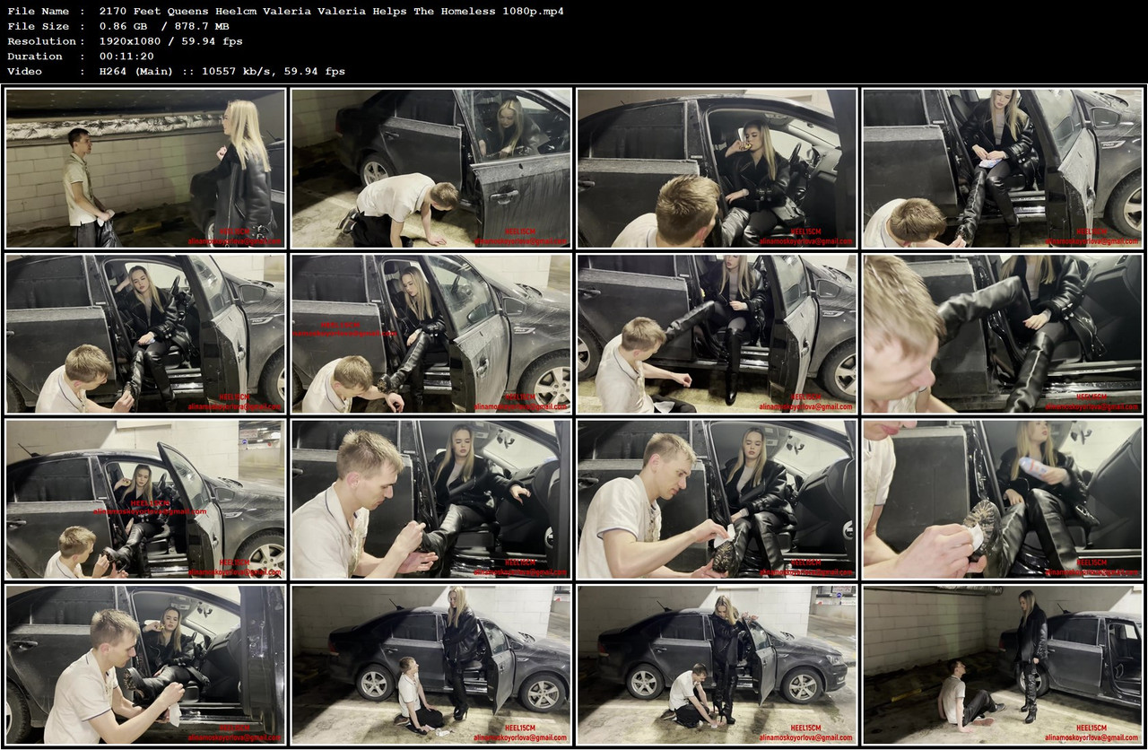 2170 Feet Queens Heelcm Valeria Valeria Helps The Homeless 1080p mp4