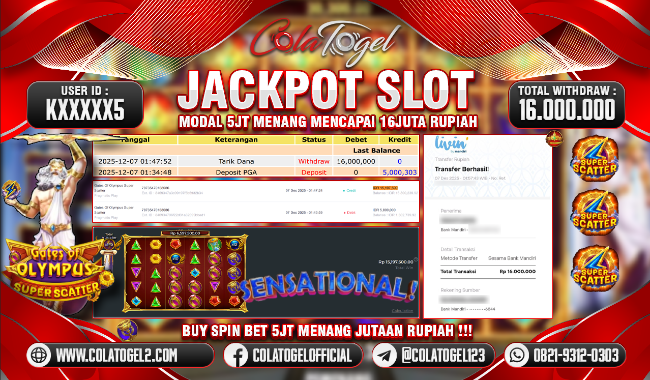 JACKPOT SLOT GACOR!!