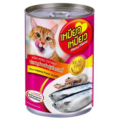 Meow Meow Cat Food Tuna Prawn 400g