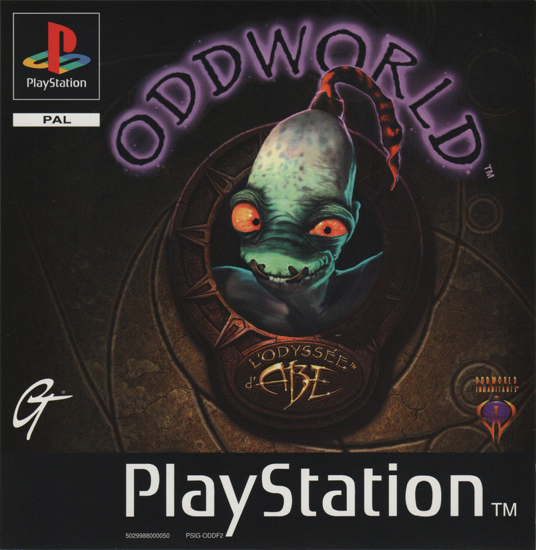 PS1 - Oddworld L'Odyssée Abe - avant
