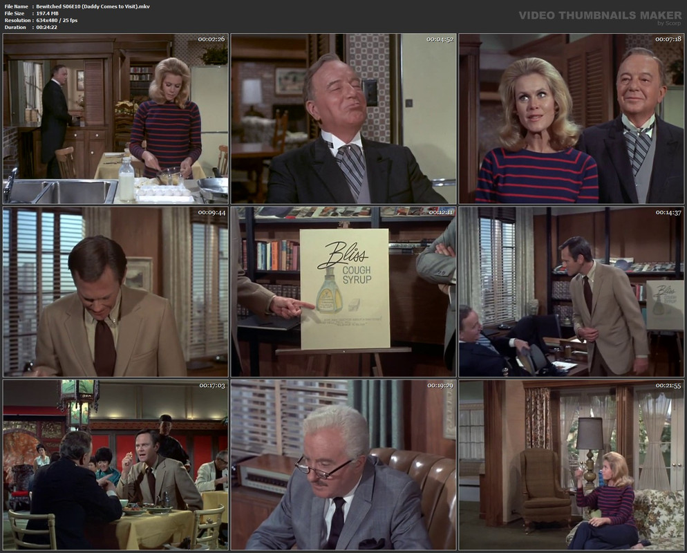 Bewitched S06E10 (Daddy Comes to Visit).mkv
