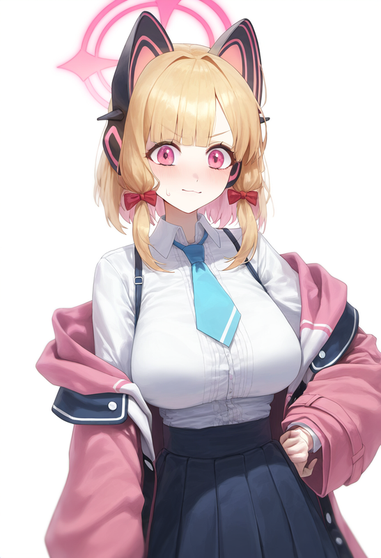 depth of field, 1girl, momoi (blue archive), large breasts, {{{{aged up}}}}, blu s-1372804887