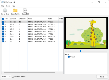 DVDForge 1.4.7 Multilingual
