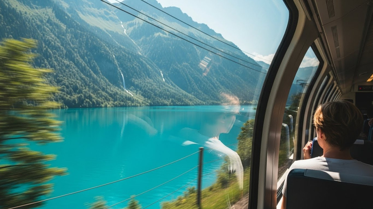 Viajando com conforto nos trens suíços