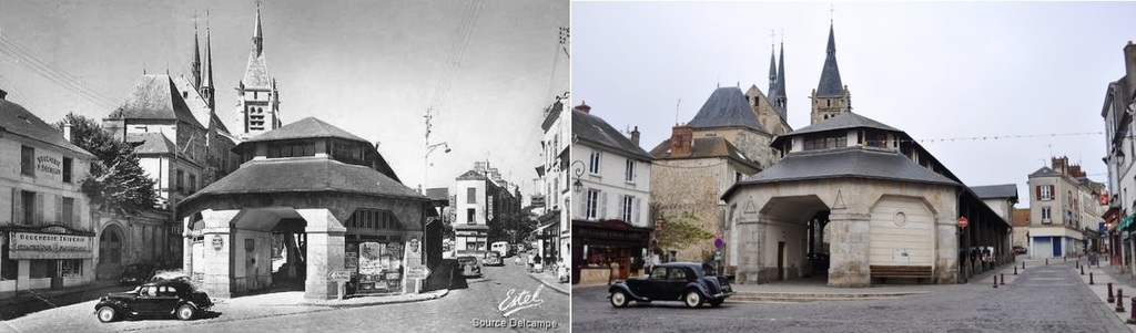 Dourdan années '50 et 2014 (Marc)