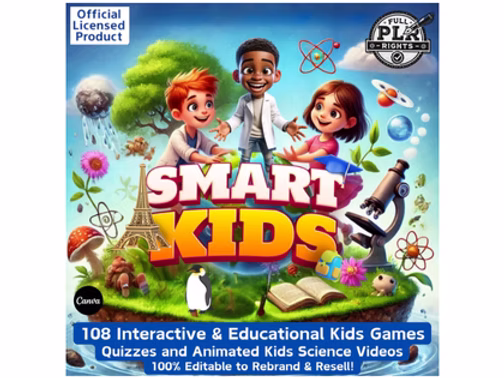 Smartkids Editable Kids' Games, Quizzes and Science Videos