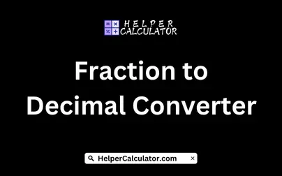Fraction to Decimal Converter