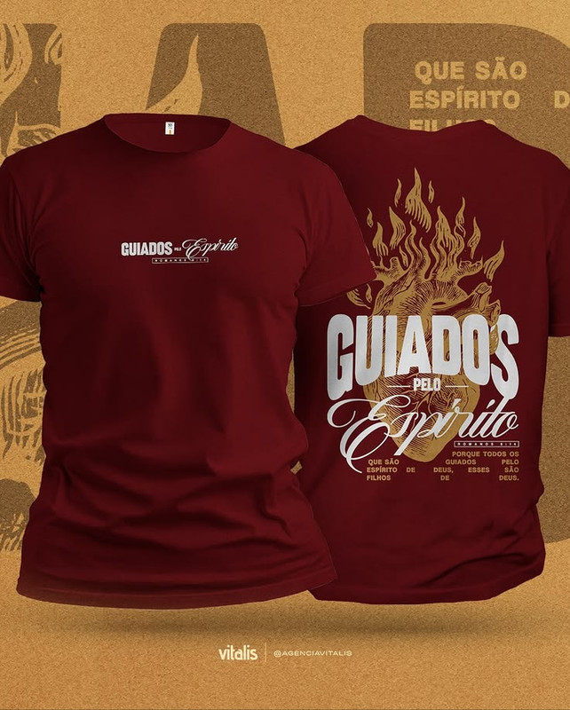 Estampa cristã para camiseta — arte profissional