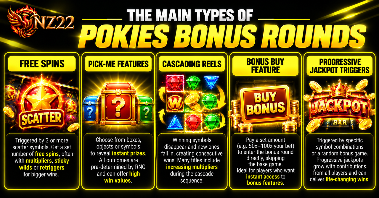 pokies bonus rounds Australia