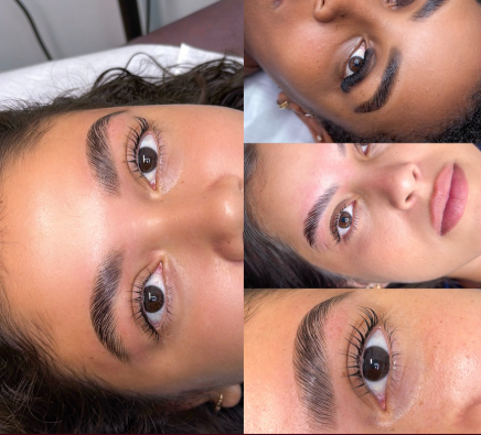 Brow lamination e lash lifting — resultados
