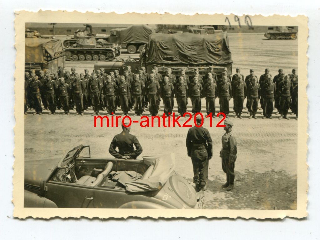 Panzerregiment 5, Appell vor dem Kommandeur, Rüc