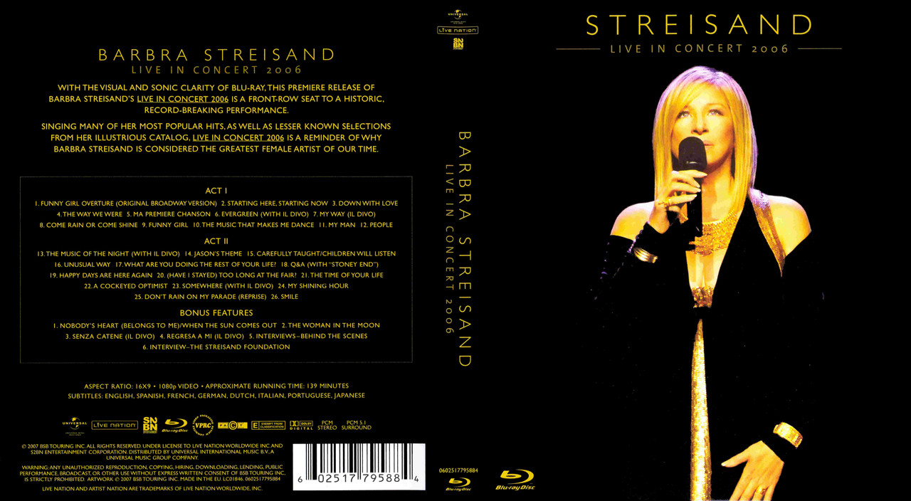 Barbra Streisand - Live In Concert (2006)