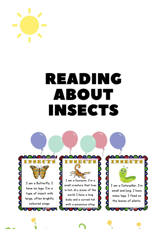 Download Reading about insects 1 PDF or Ebook ePub For Free with | Phenomny Books