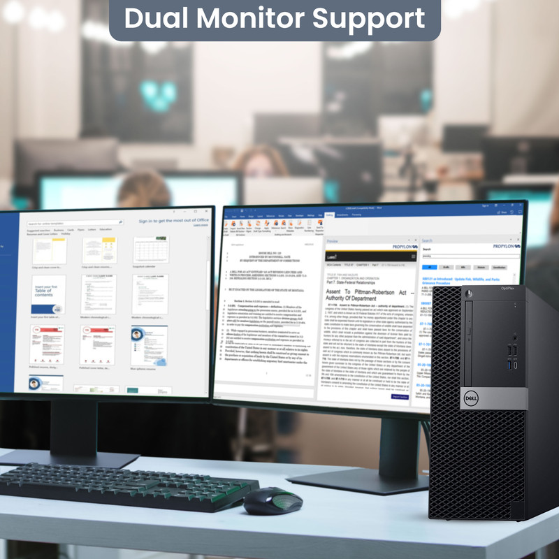Dell OptiPlex 7040 SFF Ordinateur De Bureau Avec Moniteur FHD 27