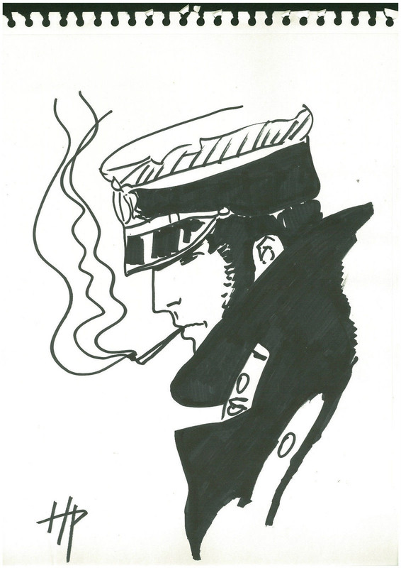 HUGO-PRATT-chinese-ink-and-watercolor-dr