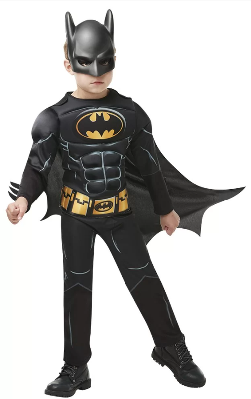 Costume Batman Black Lusso Bambino 5-6 anni| PARTY LOOK