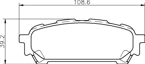 Ceramic Rear Brake Pad Set Ceramic Rear Brake Pad Set
