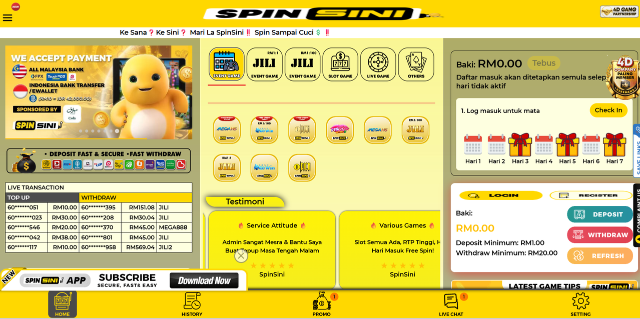spinsini-free-credit-bonus