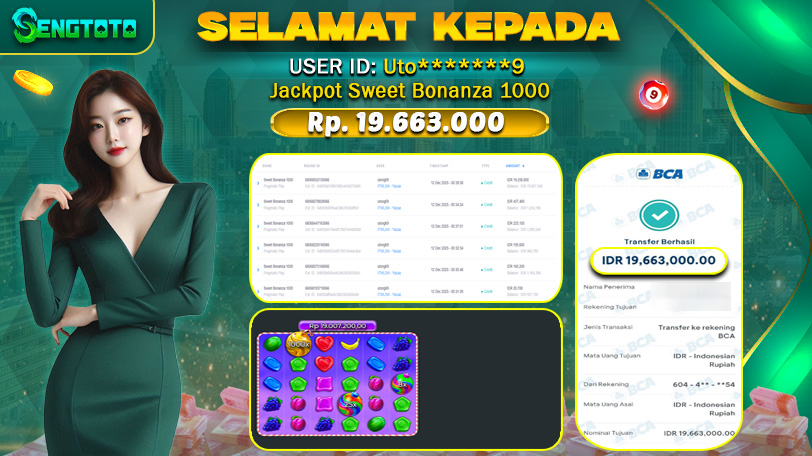 BUKTI PEMBAYARAN SLOT SWEET BONANZA 1000