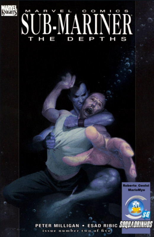 Capa da HQ Namor: Profundezas #02 (2010)