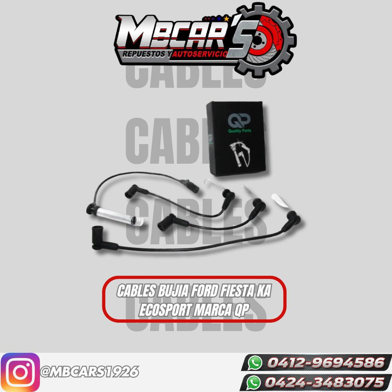 CABLE BUJIA FORD FIESTA /KA / ECOSPORT SILICON 8MM 