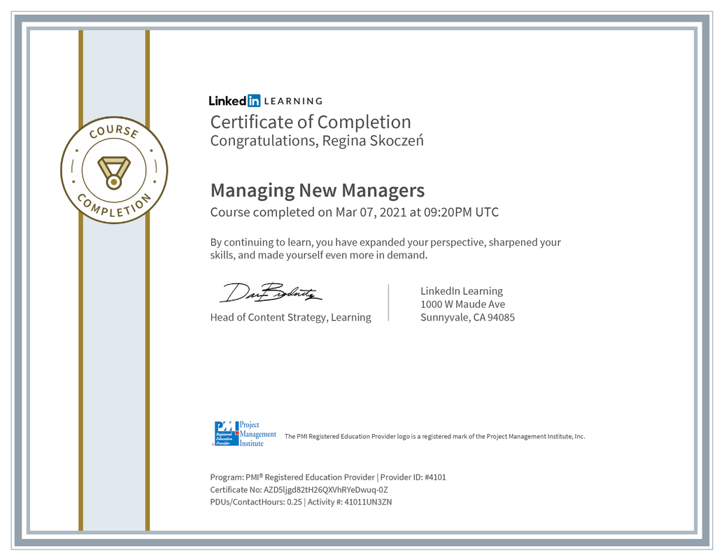 Managing New Managers