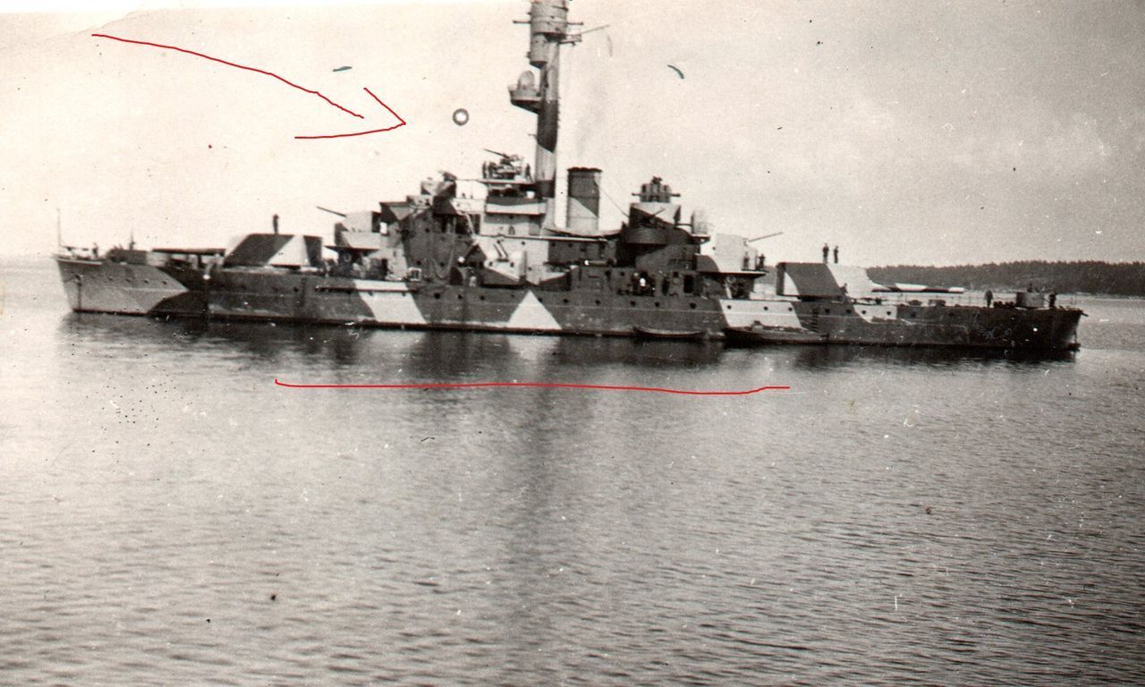 Foto Beute Schiff Küstenpanzerschiff Ilmarinen F