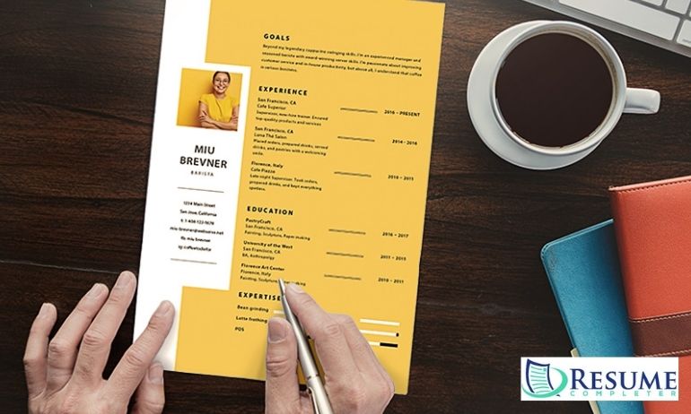 visually appealing resume 