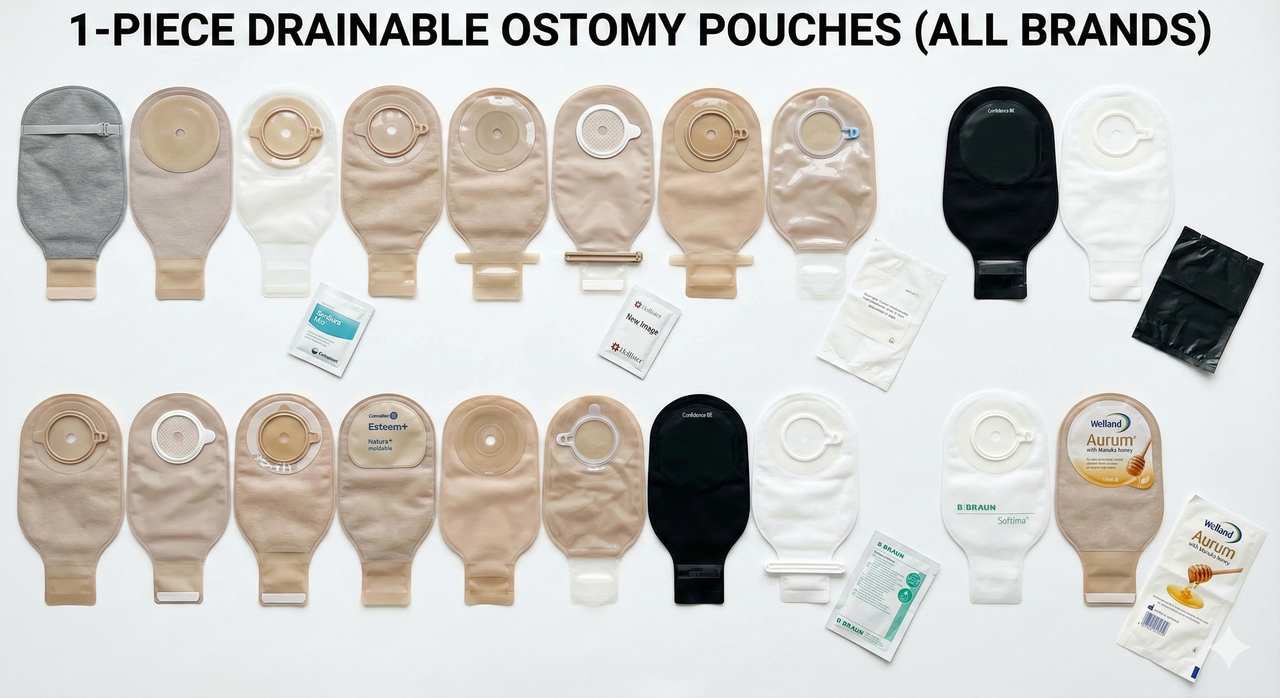 1 piece drainable ostomy pouches guide 2025
