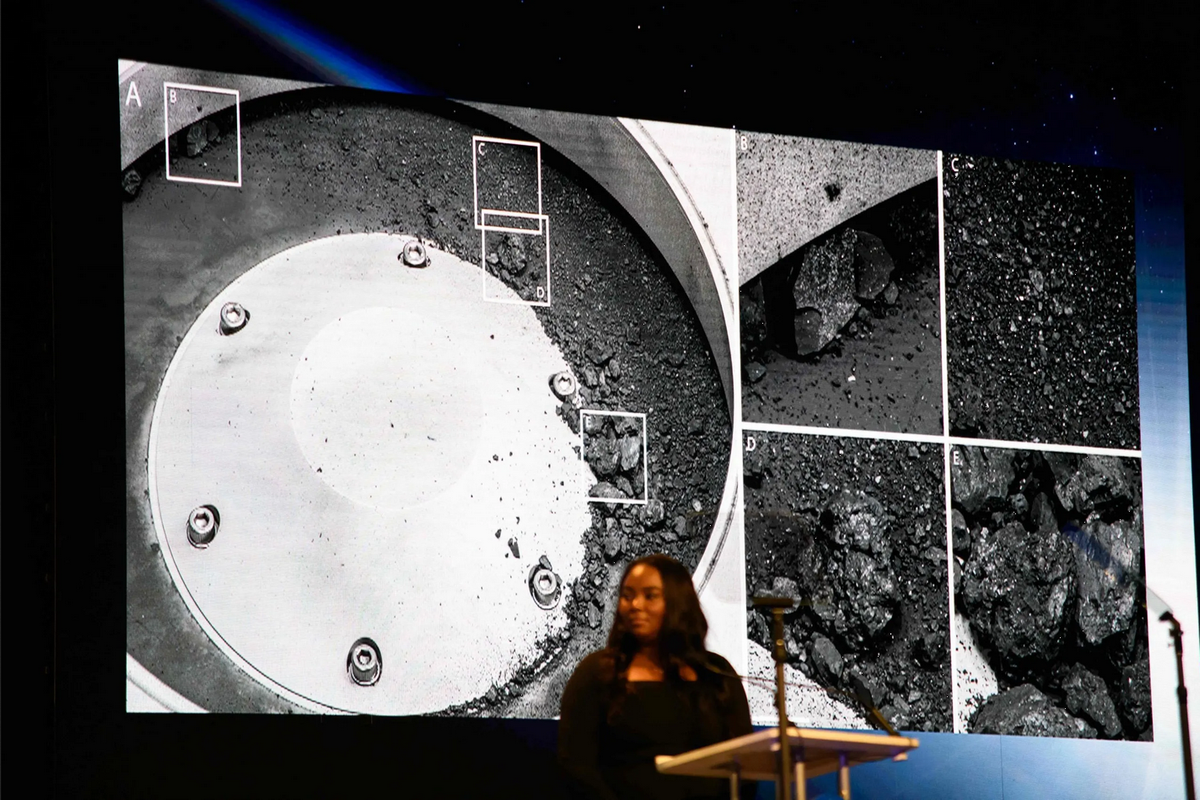 NASA: Muestras del asteroide Bennu son moléculas de agua y carbono