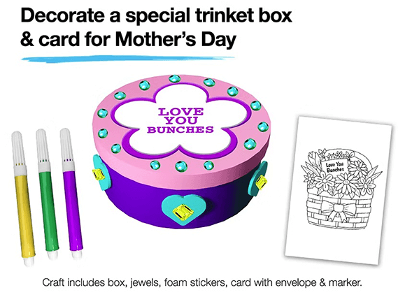 Craft a Special Mother’s Day Gift at JCPenney’s Free Trinket Box & Card Activity Craft a Special Mother’s Day Gift at JCPenney’s Free Trinket Box & Card Activity