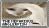the nefarious angler fish cat stamp