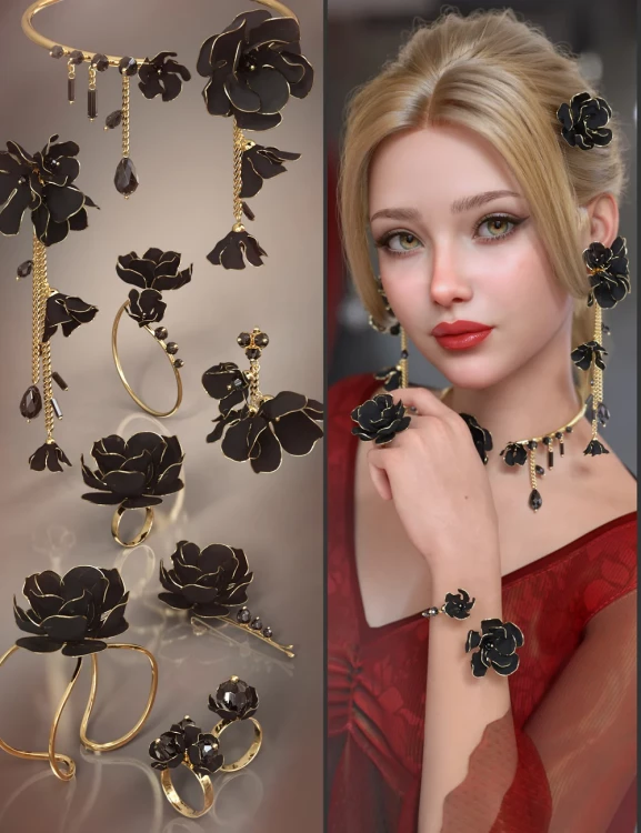 VRV Ninna Jewelry for Genesis 9, 8.1, and 8