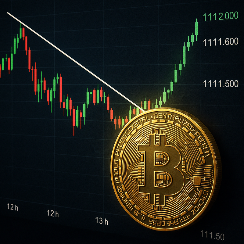 Bitcoin fura resistência e passa dos US$ 111 mil: ETFs, institucionais e a maré do “ouro digital”
