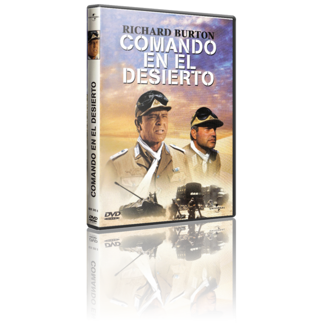 Portada - Comando en el Desierto [DVD9Full] [Pal] [Cast/Ing/Fr/Ale/It] [Sub:Varios] [Bélico] [1971]