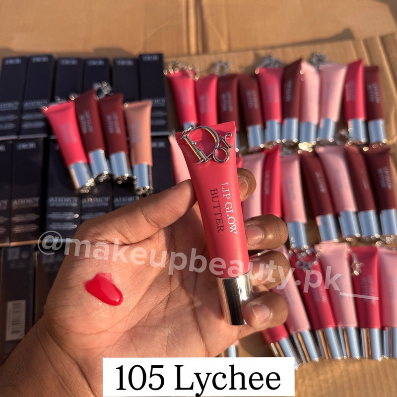 Dior Addict Lip Glow Butter Balm with Dior keychain attached. - image 6