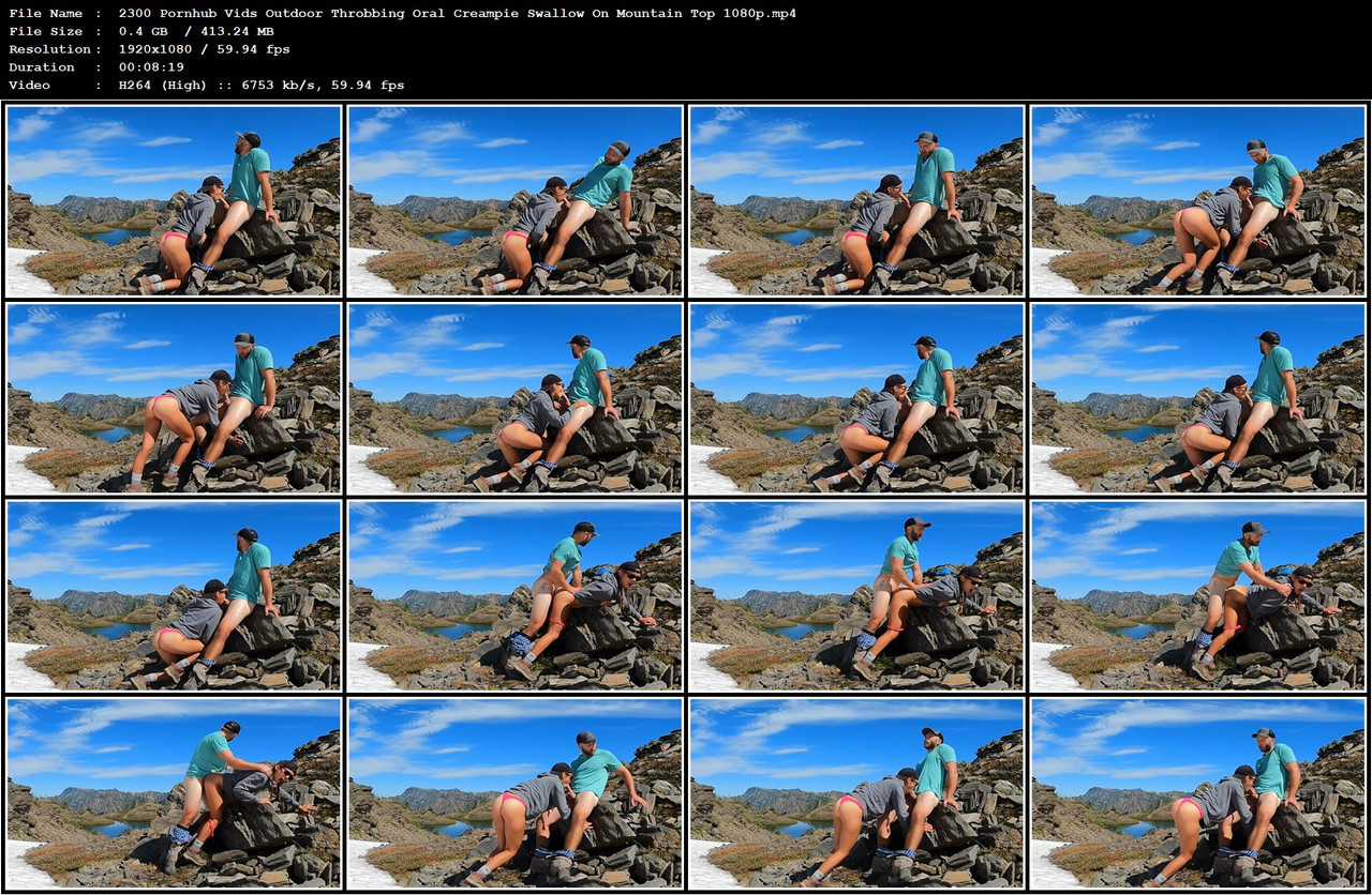 2300 Pornhub Vids Outdoor Throbbing Oral Creampie Swallow On Mountain Top 1080p mp4