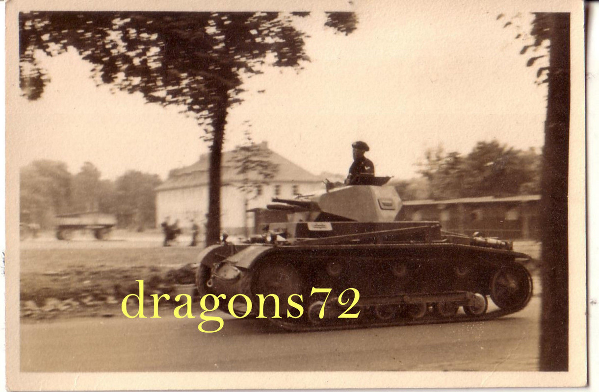 Heimat Panzerkampfwagen,Panzer II auf Übung  Pan