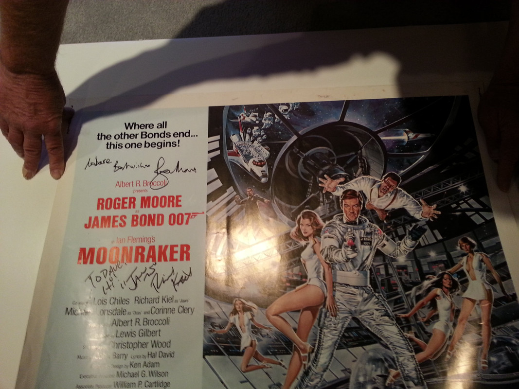 Moonraker Signed Poster