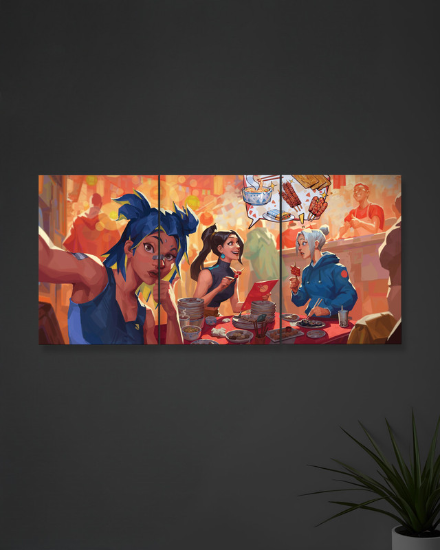 Lunar New Year #5 | Valorant | Games | 3 Piece Split Posters