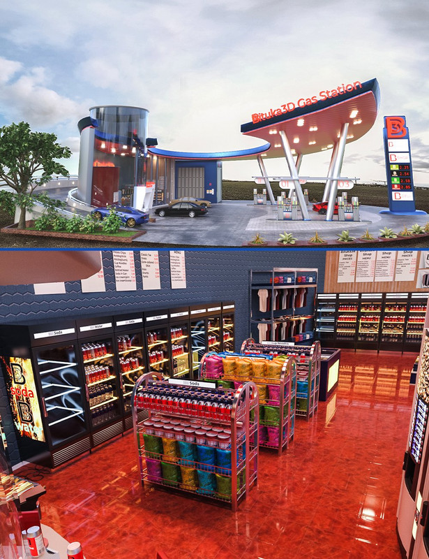 Bituka3d Gas Station Bituka3d Gas Station