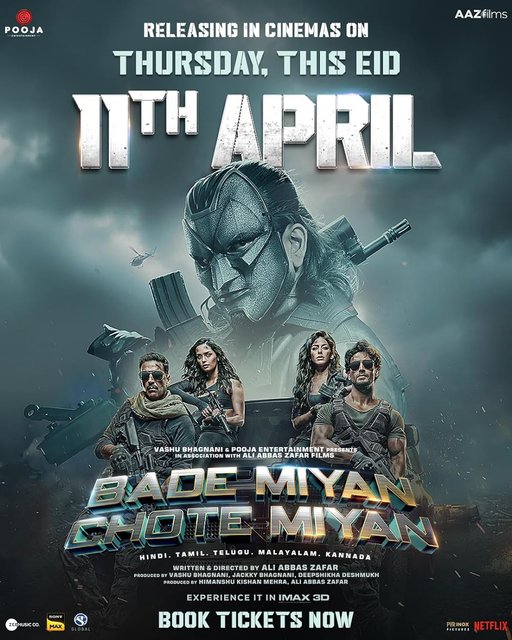 Bade Miyan Chote Miyan (2024) Hindi PreDVDRip x264 AAC 1080p 720p 480p Download