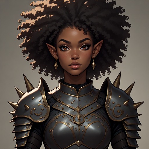 Elegant-Afro-Dark-elf-wearing-(3)